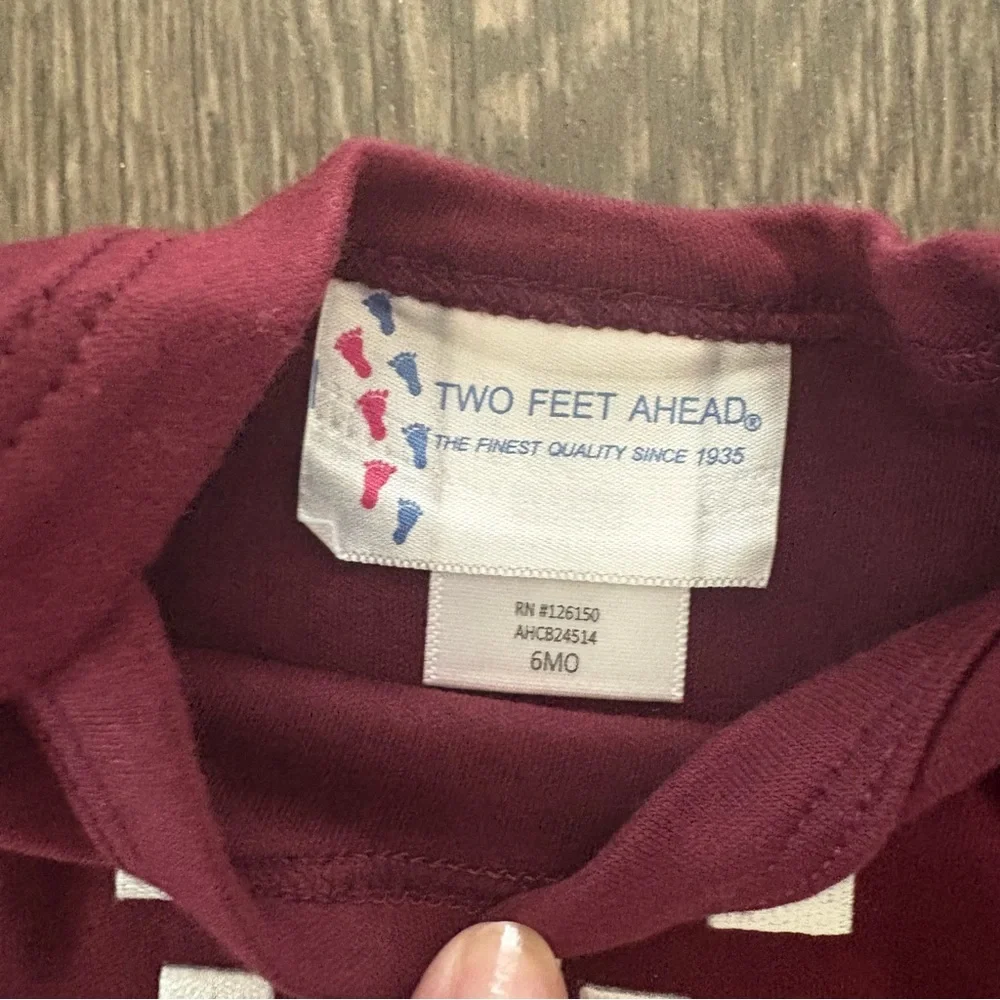 Two Feet Ahead Texas A&M Baby Girl Tutu Embroidered Onesie